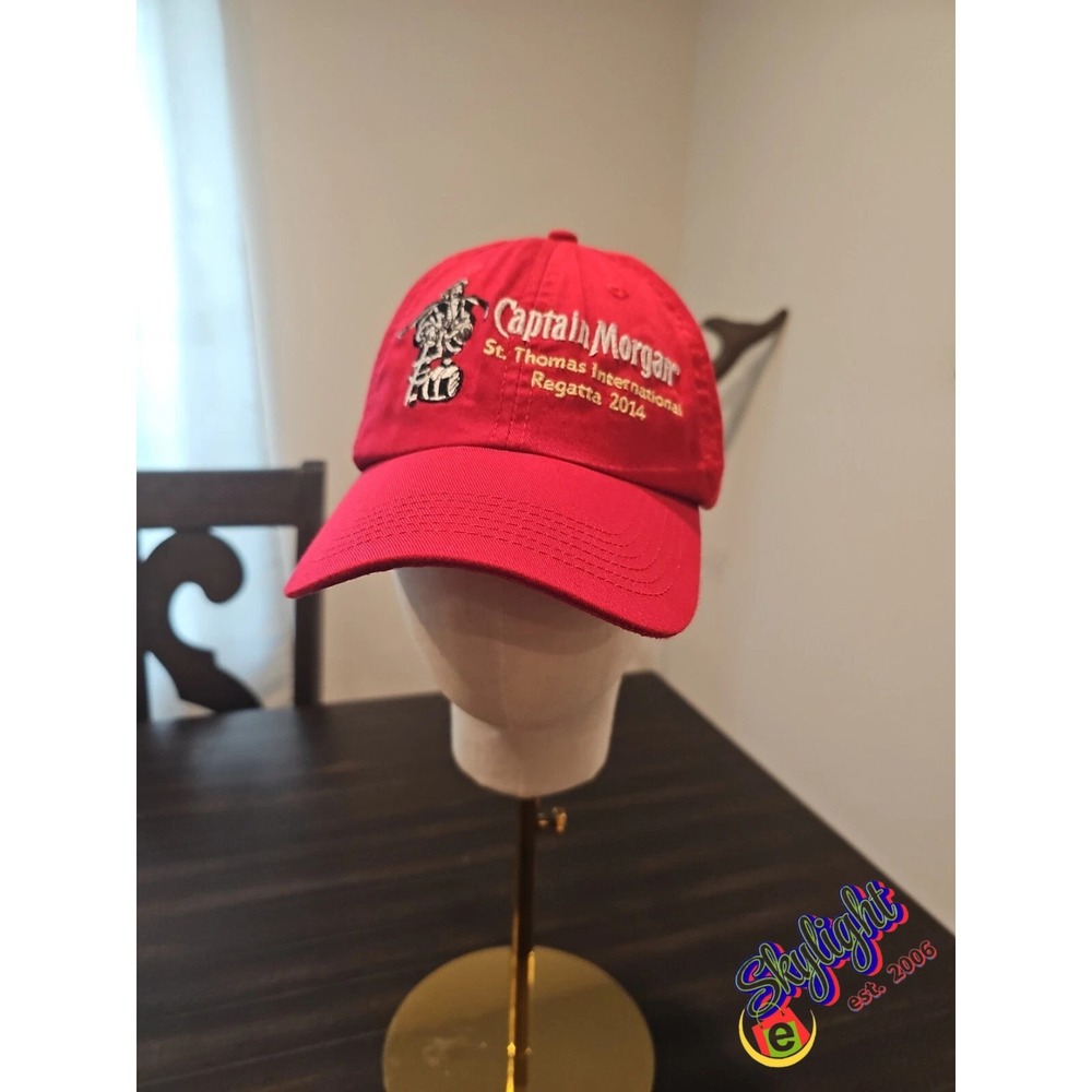 2014 St Thomas Captain Morgan Regatta Hat‎ Rum Logo Adjustable Baseball Cap